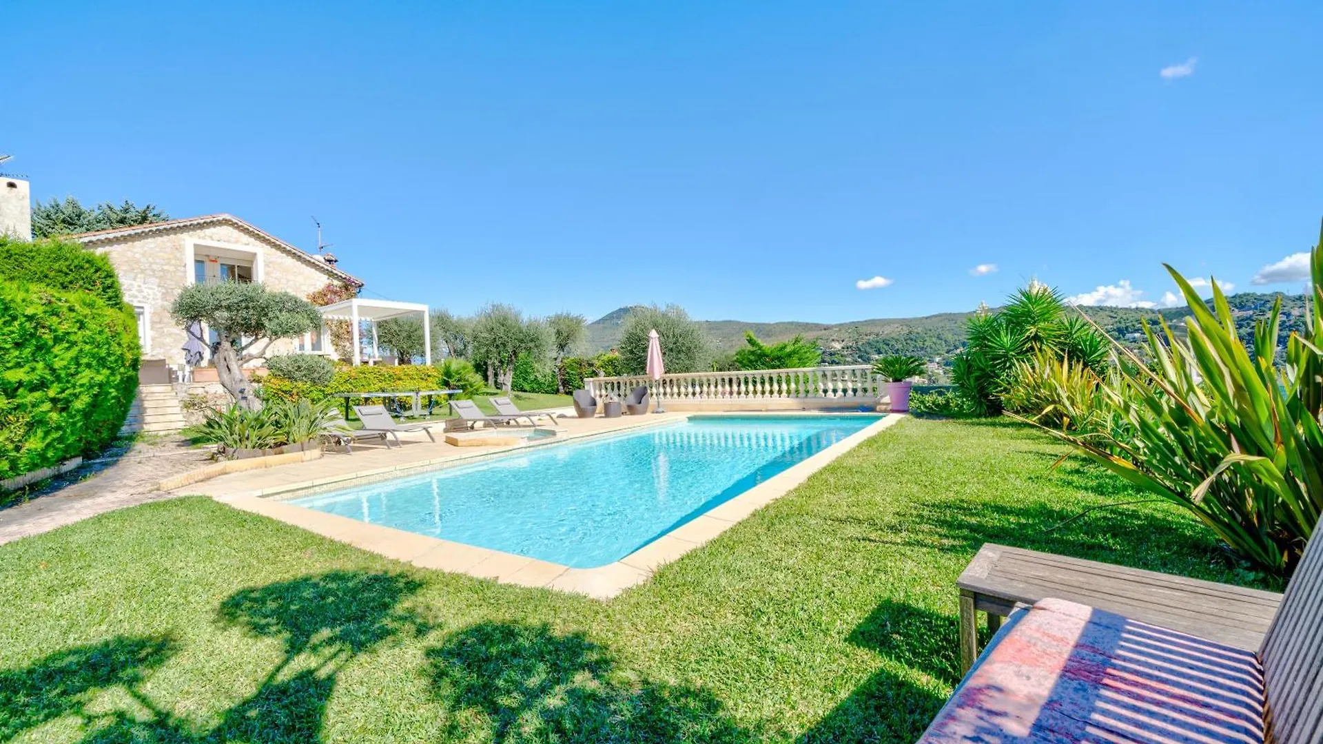 Villa De Prestige Vue Mer Panoramique Piscine Climatisation Nice