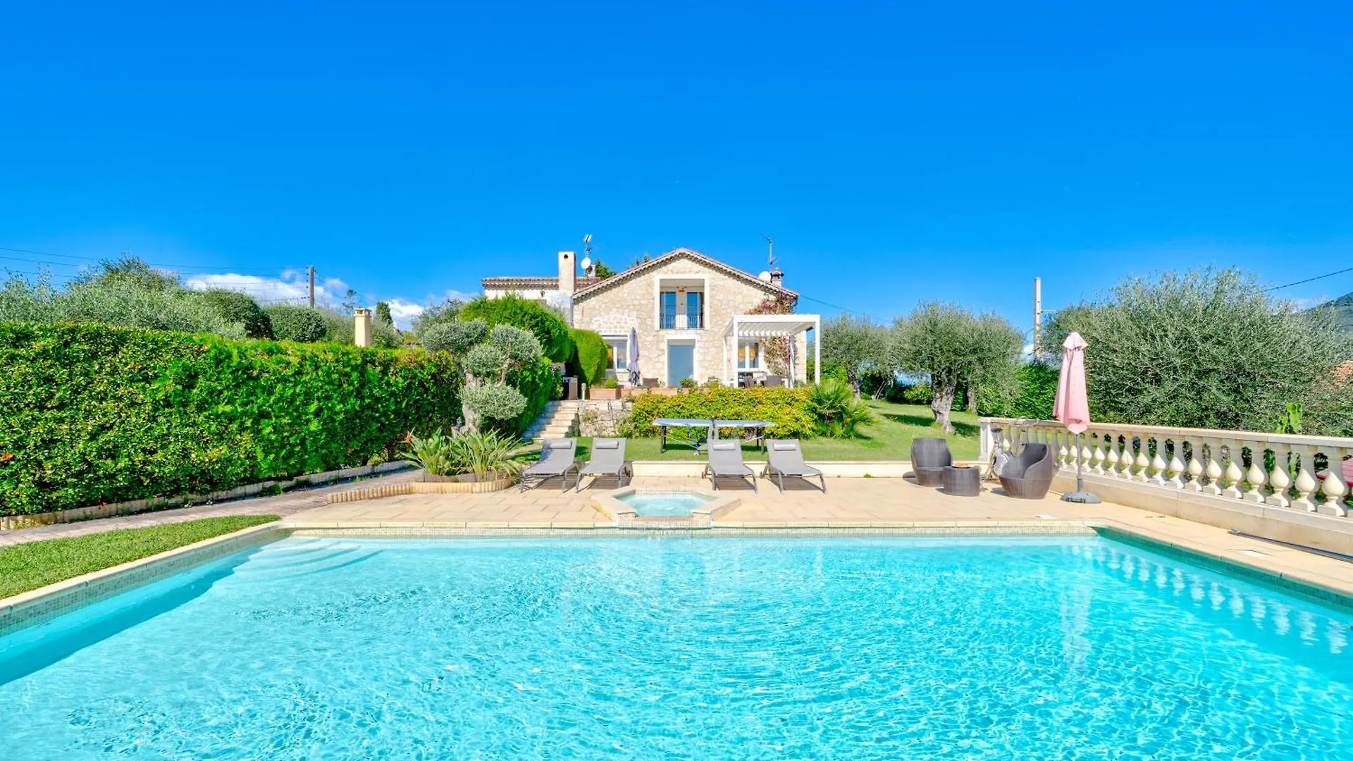 Villa De Prestige Vue Mer Panoramique Piscine Climatisation Nizza