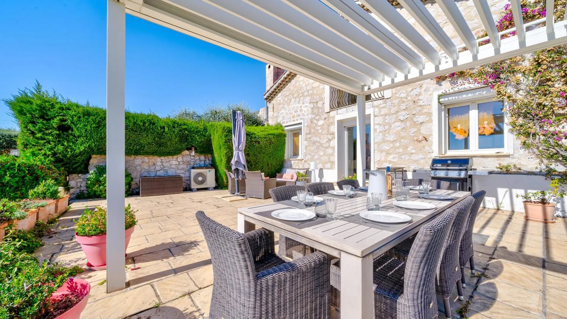 Villa De Prestige Vue Mer Panoramique Piscine Climatisation Nizza