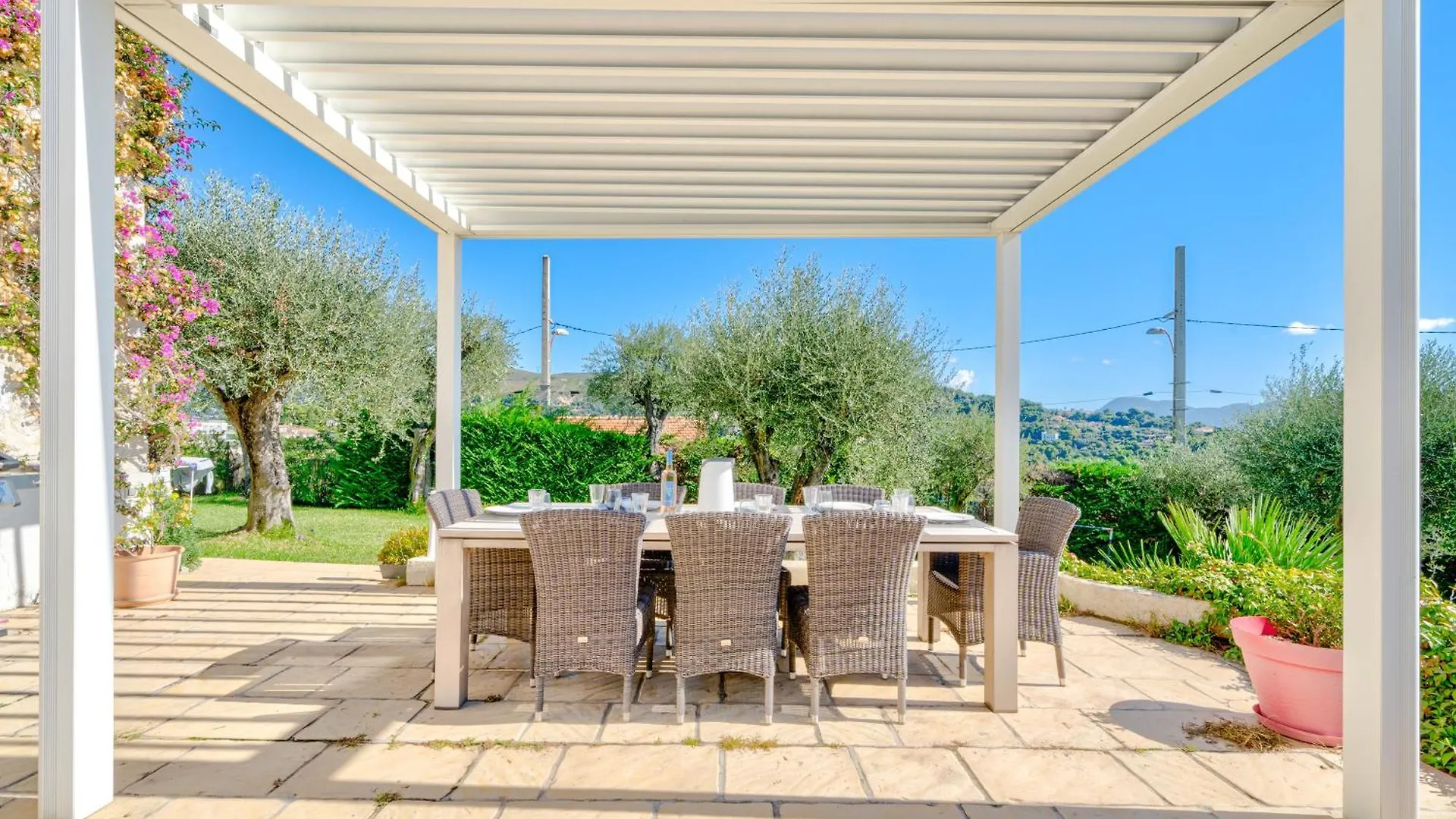 Villa De Prestige Vue Mer Panoramique Piscine Climatisation Nizza Francia