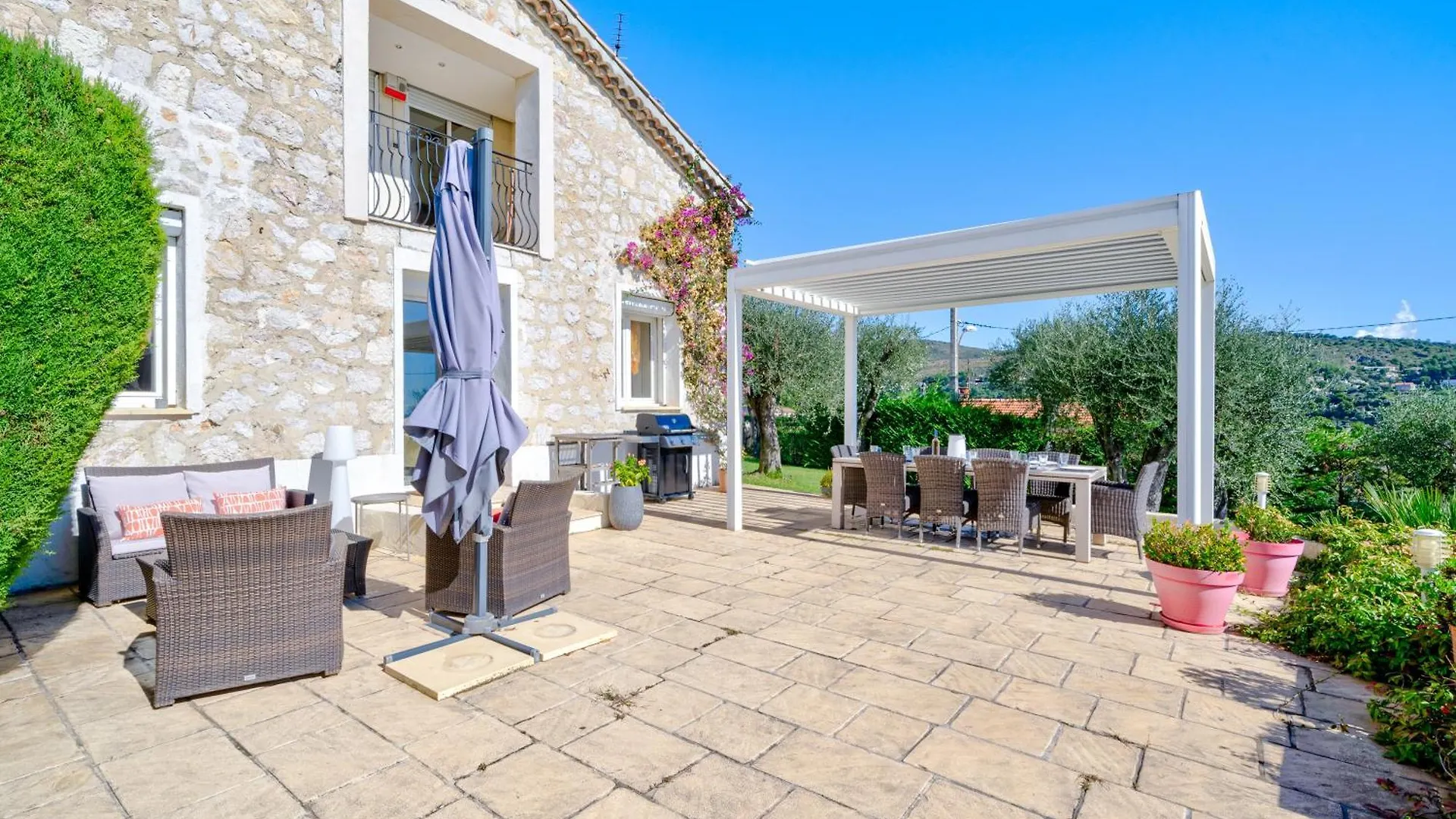 Villa De Prestige Vue Mer Panoramique Piscine Climatisation Nizza